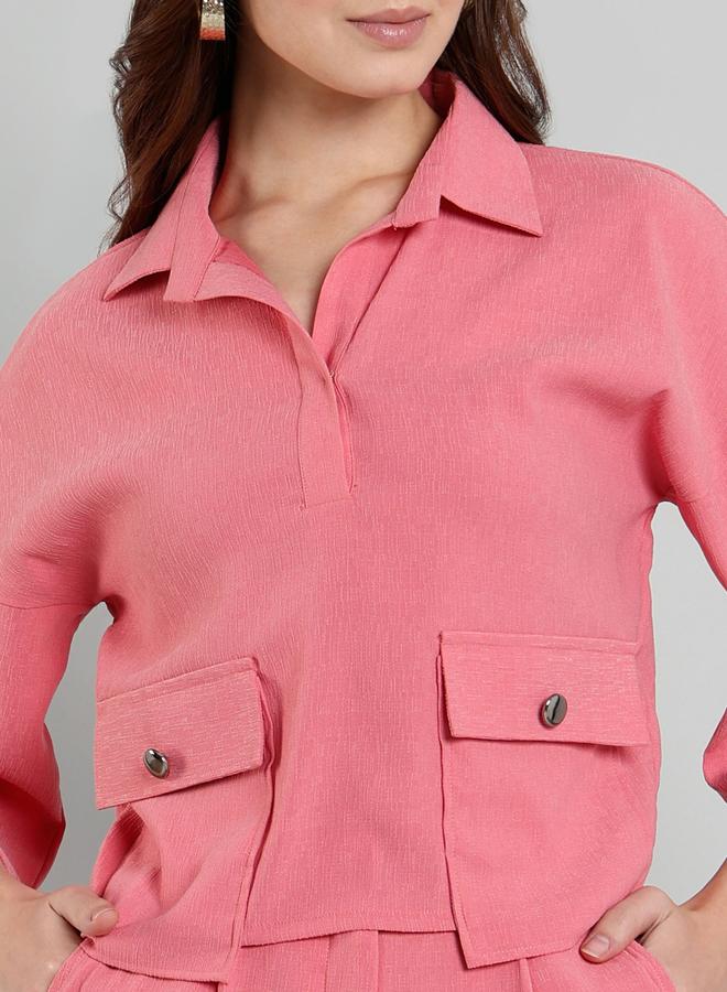 ميش طقم قميص بأزرار وبنطلون - Image 5